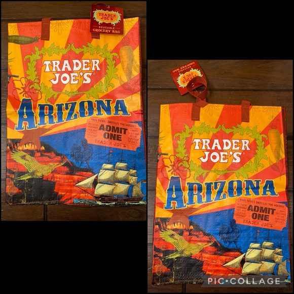Trader Joe’s Reusable Grocery Tote Bag Arizona - Picture 1 of 8